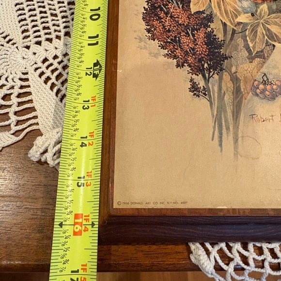 Vintage wood lithograph print by artist Robert Laessig 1966 “Meadow Beauty” - Picture 8 of 11